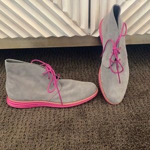 Cole Haan excellent condition size 9.5 grey pink